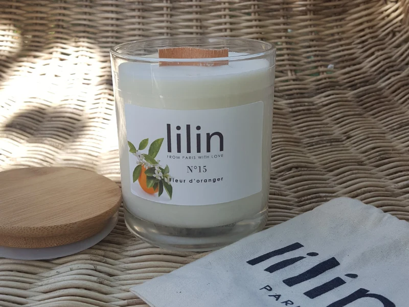 Bougie 100% naturelle et diffuseur à tiges par capillarité