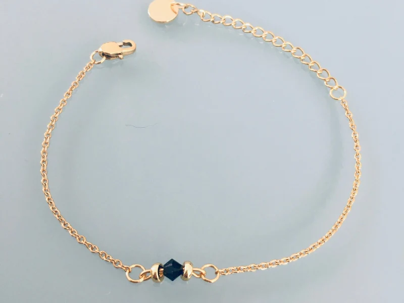 Ensemble de bracelets avec pierres Swarovski