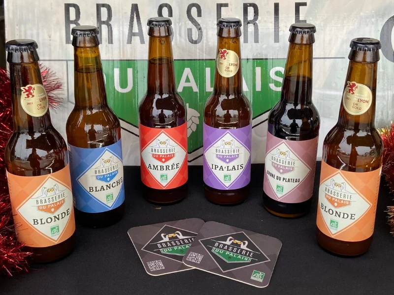 Coffret bières 6 bières BIO de Rhône Alpes IPA, Ambrée, Blonde, Blanche, Brune