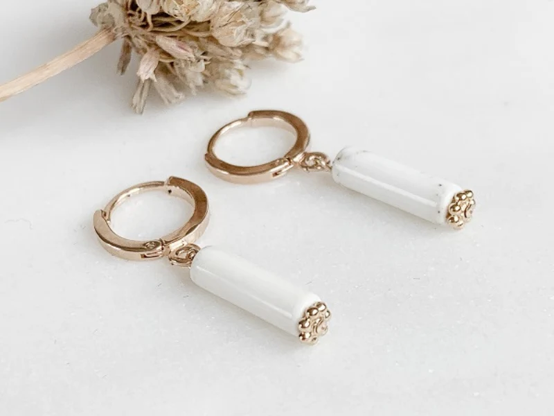 Boucles d'oreilles ou Bracelet en pierres fines