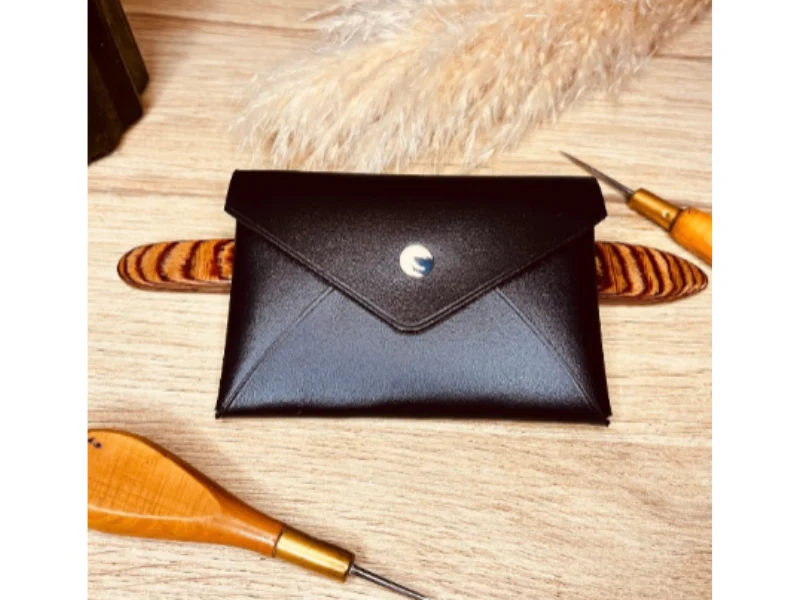 Porte carte en cuir
