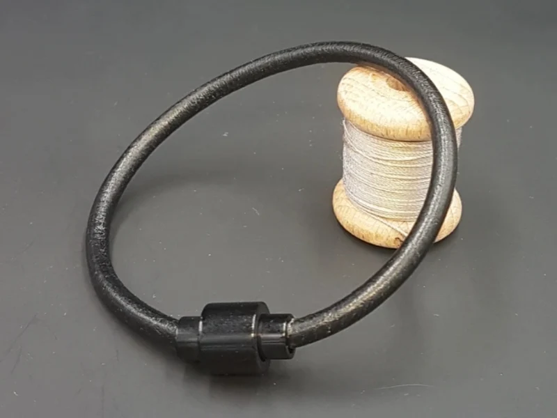 Bracelet pour homme en cuir