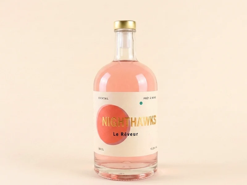 Grande bouteille de cocktail 50cl et 4 petites (20cl)