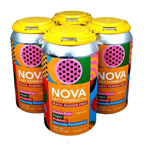 Nova Easy Kombucha Peach - Passion Fruit