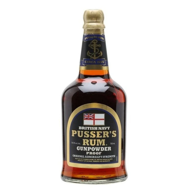 Pusser's British Navy Gunpowder Proof Rum