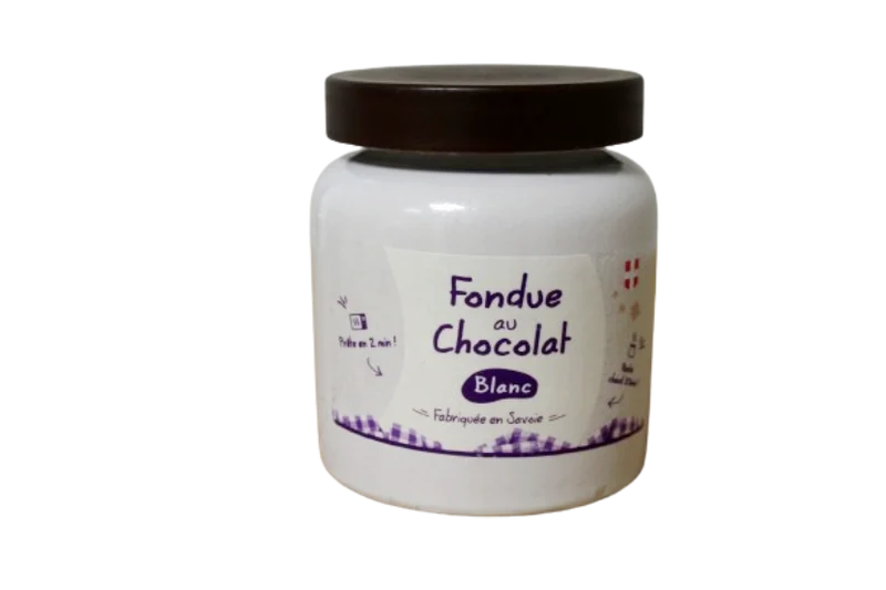 Fondue au chocolat blanc