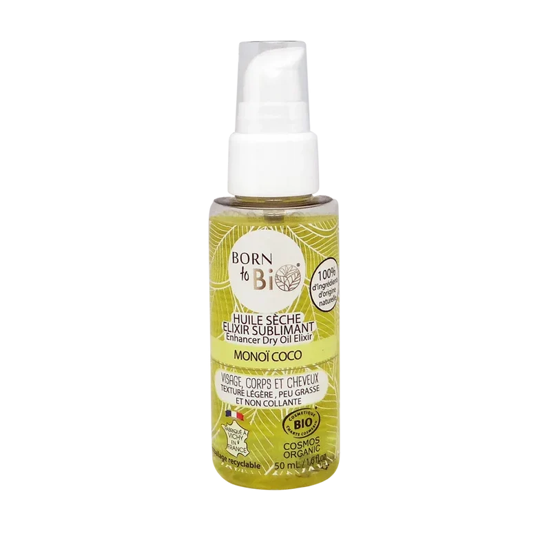 Huile sèche visage, corps et cheveux parfum monoï coco