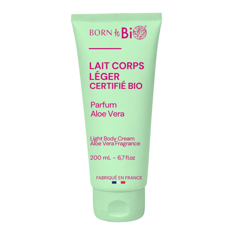 Lait texture légère pour le corps bio