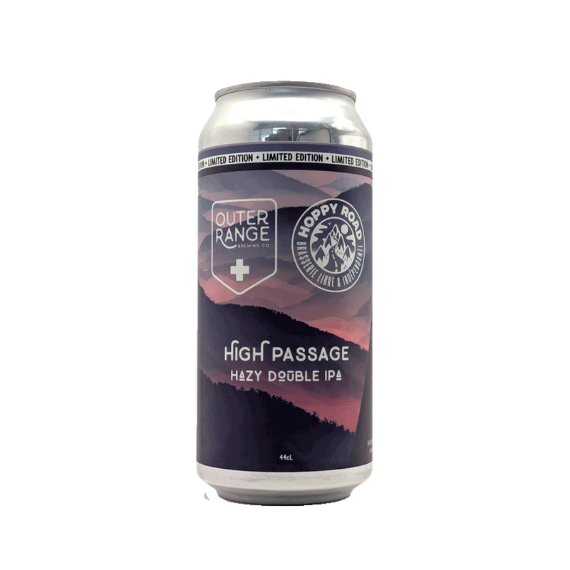 Outer Range French Alps collab' Hoppy Road - High Passage 44cl | Hazy Double IPA