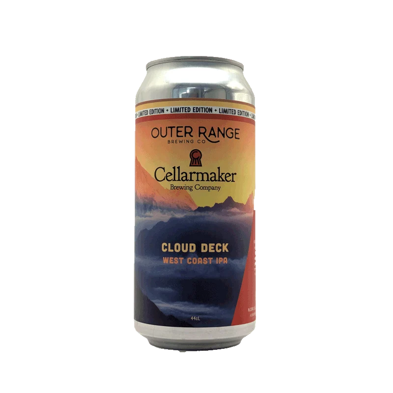 Outer Range French Alps collab' Cellarmaker - Cloud Deck 44cl | West Coast IPA