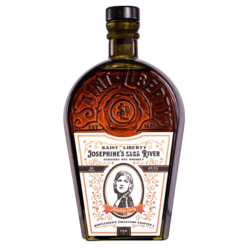 Saint Liberty Josephine's Flat Head River Straight Rye Whiskey