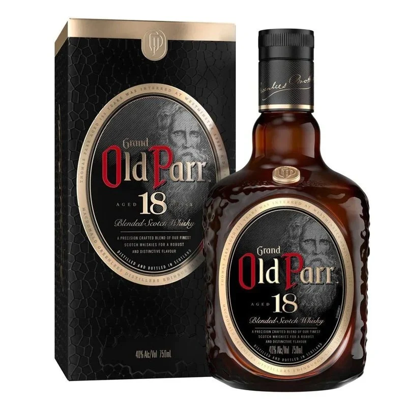 Grand Old Parr 18 Year Old Blended Scotch Whisky Gift Box
