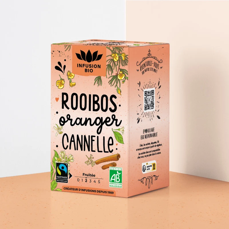 Infusion rooibos oranger cannelle bio