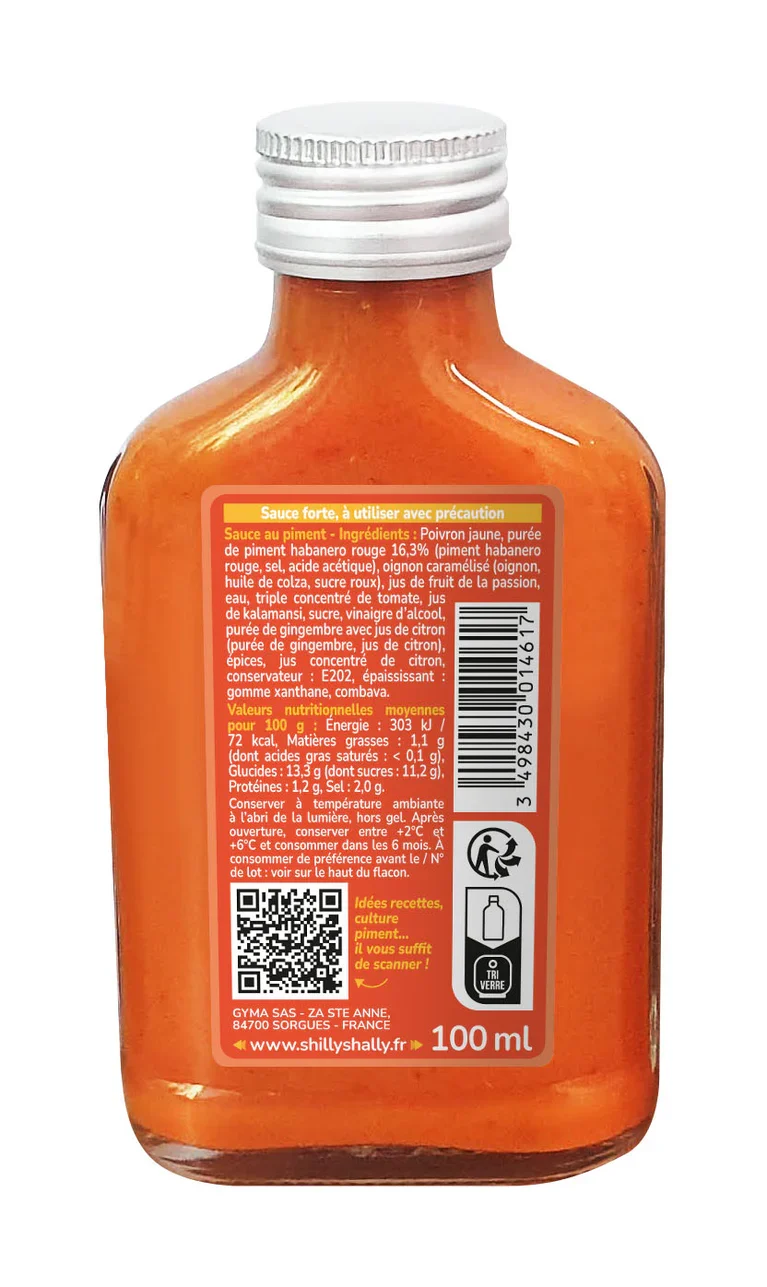 Sauce pimentée Réunion Island force 9/12