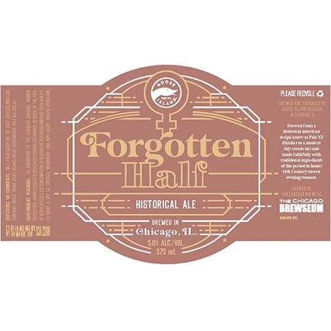 Goose Island Forgotten Half Historical Ale