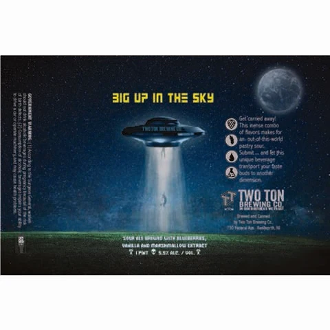 Two Ton Big Up in the Sky Sour Ale