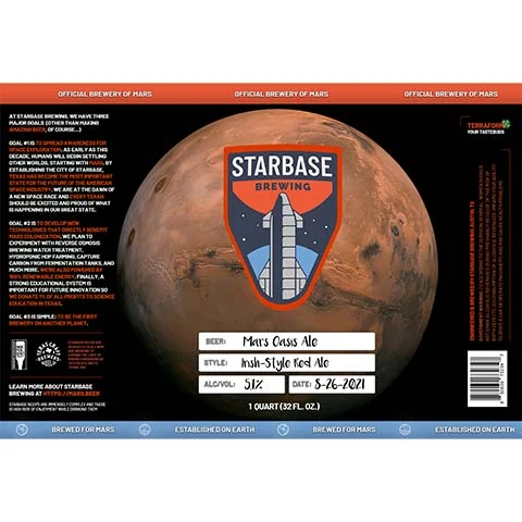 Starbase Mars Oasis Ale