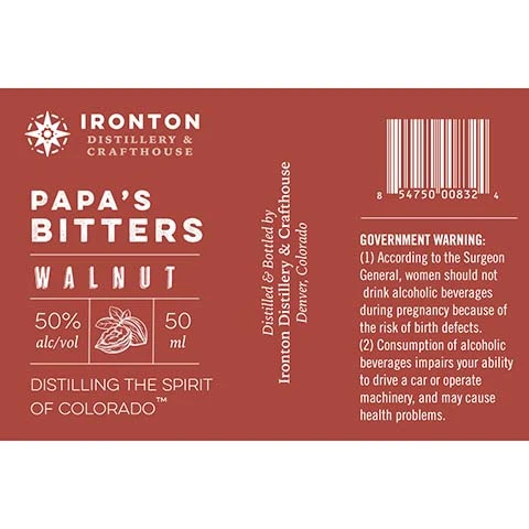 Ironton Papa's Walnut Bitters