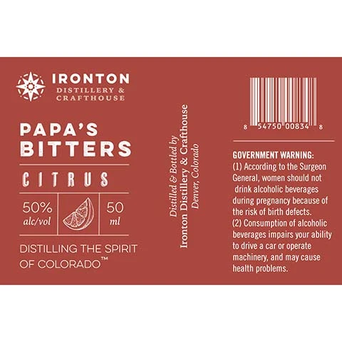 Ironton Papa's Citrus Bitters