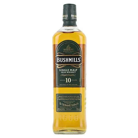Bushmills 10 Year Old Single Malt Irish Whiskey