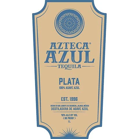 Azteca Azul Plata Tequila