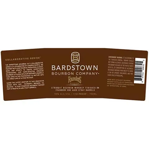 Bardstown Bourbon Founders Straight Bourbon Whiskey