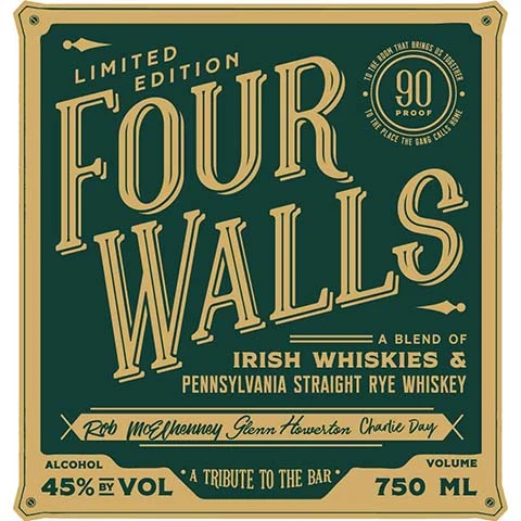 Four Walls A Tribute to the Bar Blended Whiskies