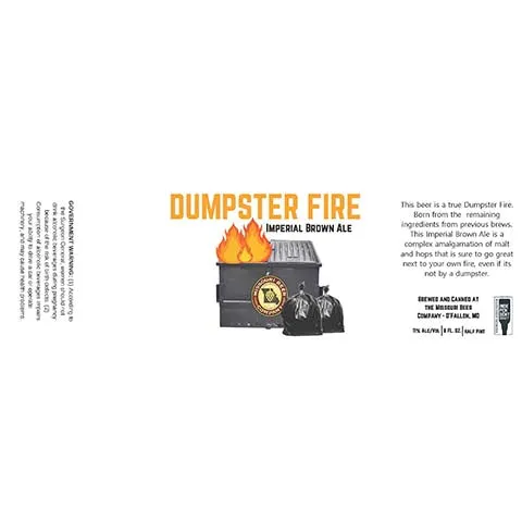 Missouri Dumpster Fire Imperial Brown Ale