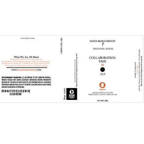 Maine Collaboration Time III Ale