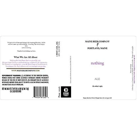 Maine Nothing Ale