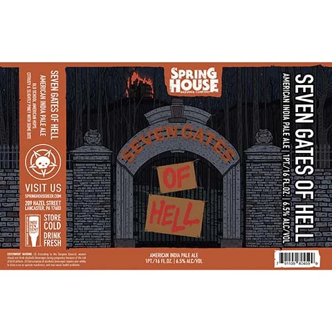 Spring House Seven Gates Of Hell American IPA