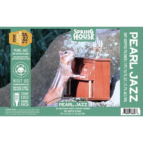 Spring House Pearl Jazz Dry Hopped Pilsner