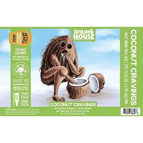 Spring House Coconut Cravings Hazy IPA