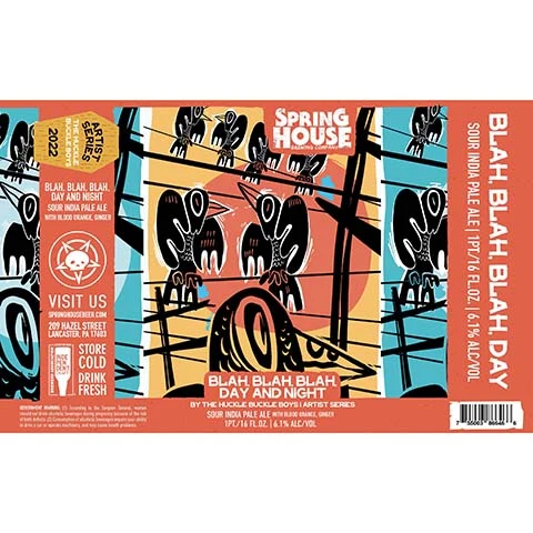 Spring House Blah, Blah, Blah, Day And Night Sour IPA