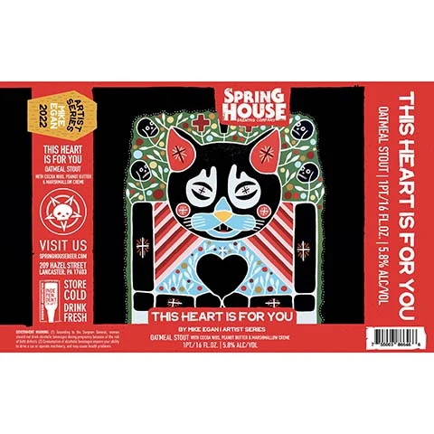 Spring House This Heart Is For You Oatmeal Stout