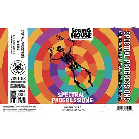 Spring House Spectral Progressions Cold IPA