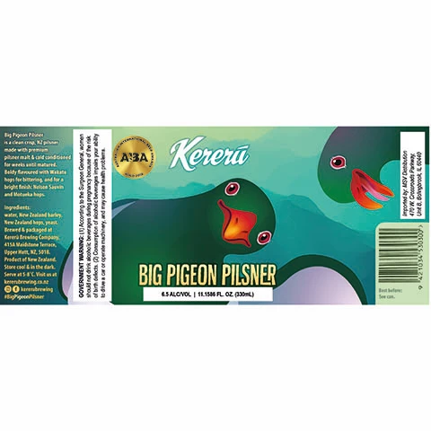 Kekeru Big Pigeon Pilsner