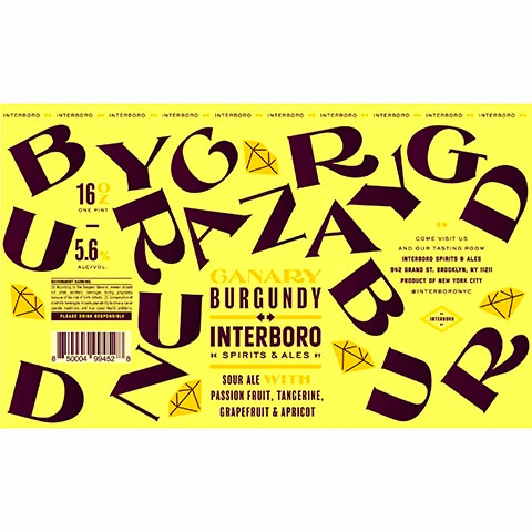 Interboro Ganary Burgundy Sour Ale