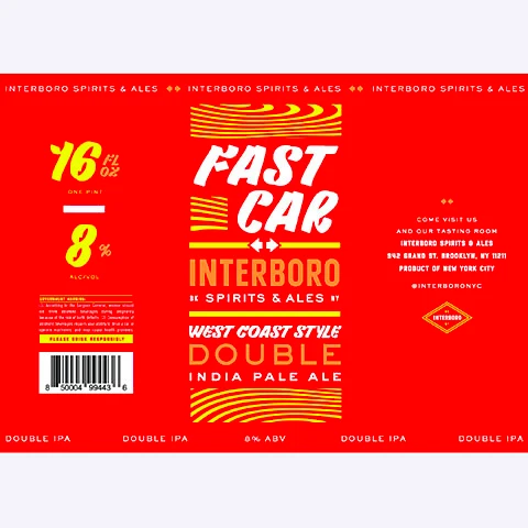 Interboro Fast Car West Coast Style DIPA