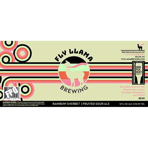 Fly Llama Rainbow Sherbet Sour Ale