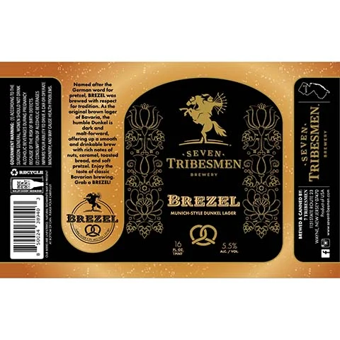 Seven Tribesmen Brezel Dunkel Lager
