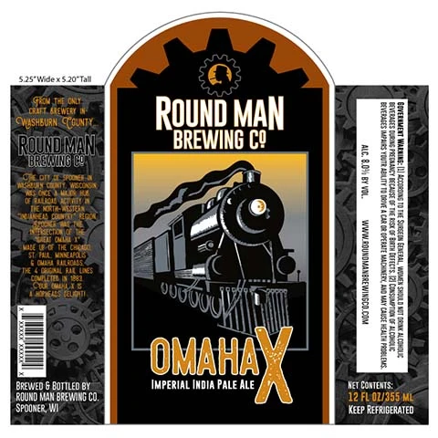 Round Man Omaha X Imperial IPA