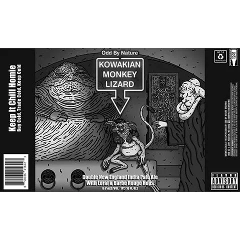 Odd By Nature Kowakian Monkey Lizard Double NEIPA