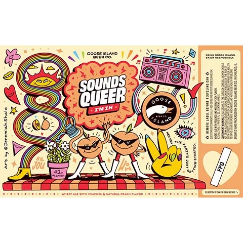 Goose Island Sounds Queer I'm In Wheat Ale