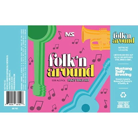 Mustang Sally Folk'n Around Hazy Pale Ale