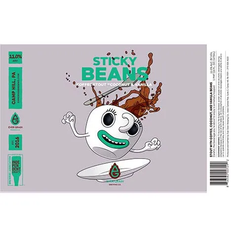 Ever Grain Sticky Beans Coffee Stout (Coconut & Vanilla)