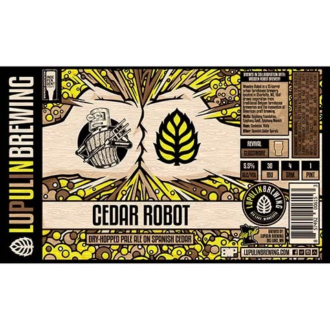 Lupulin Cedar Robot Dry-Hopped Pale Ale