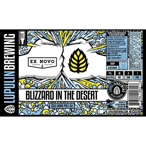 Lupulin Blizzard In The Desert Cold IPA
