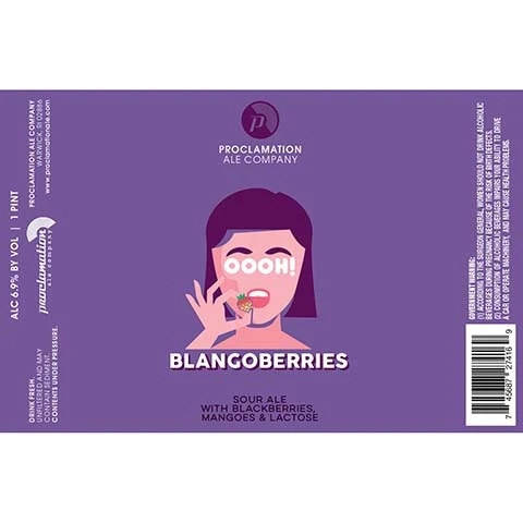 Proclamation Oooh! Blangoberries Sour Ale
