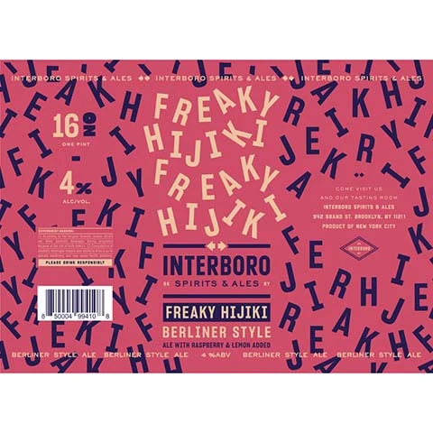 Interboro Freaky Hijiki Berliner Style Ale